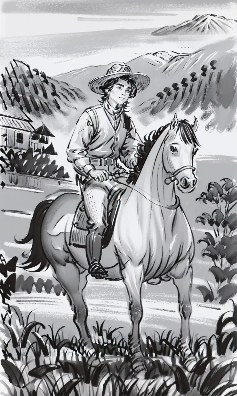 Hand-Drawn,Traditional Painting Media,Girl,LoRA,SD 1.5