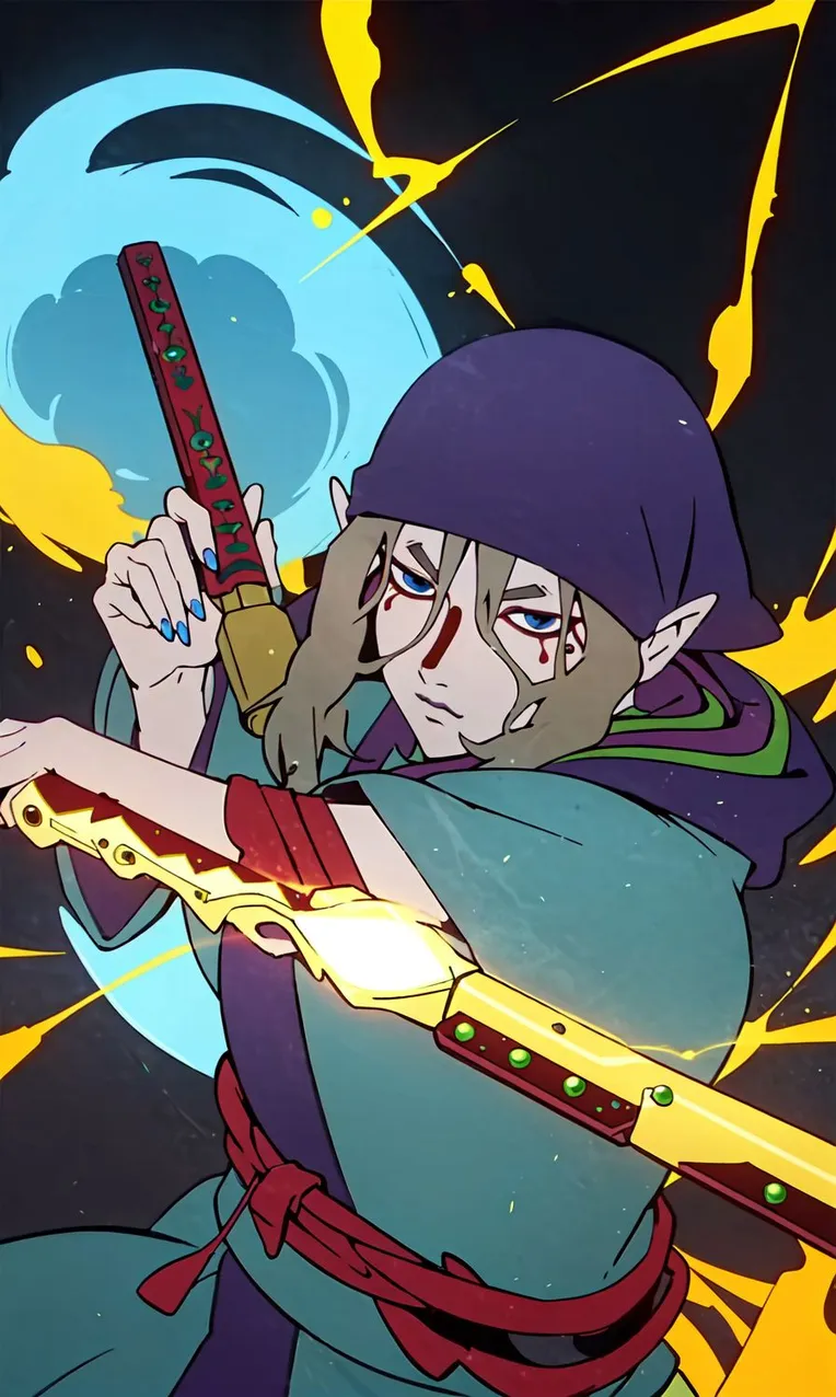 Anime,Anime Character,Hand-Drawn,LoRA,SD 1.5