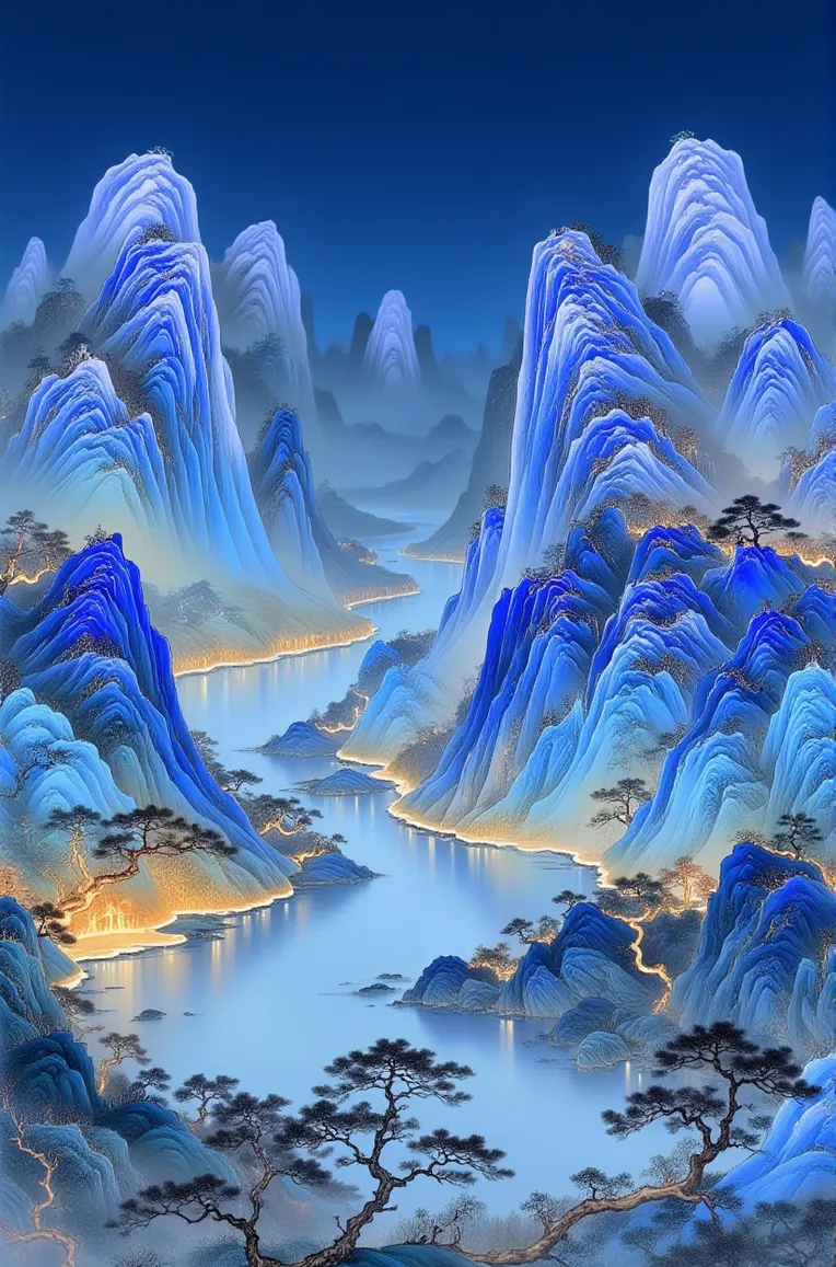 Traditional Painting Media,Style Boost,Landscape,LoRA,FLUX.1