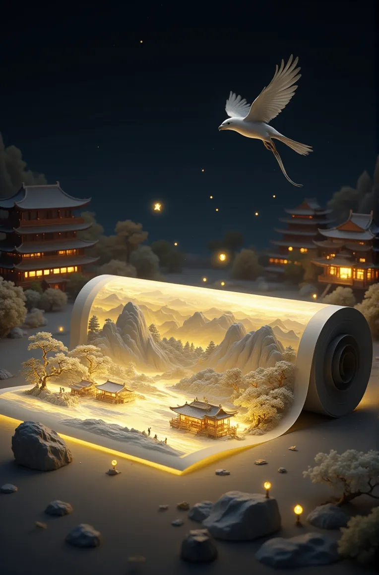 Traditional Painting Media,Style Boost,Landscape,LoRA,FLUX.1