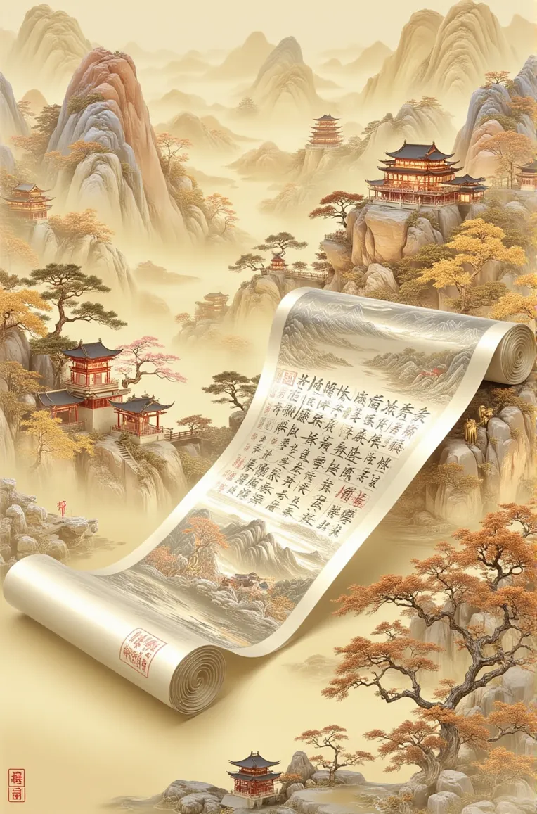 Traditional Painting Media,Style Boost,Landscape,LoRA,FLUX.1