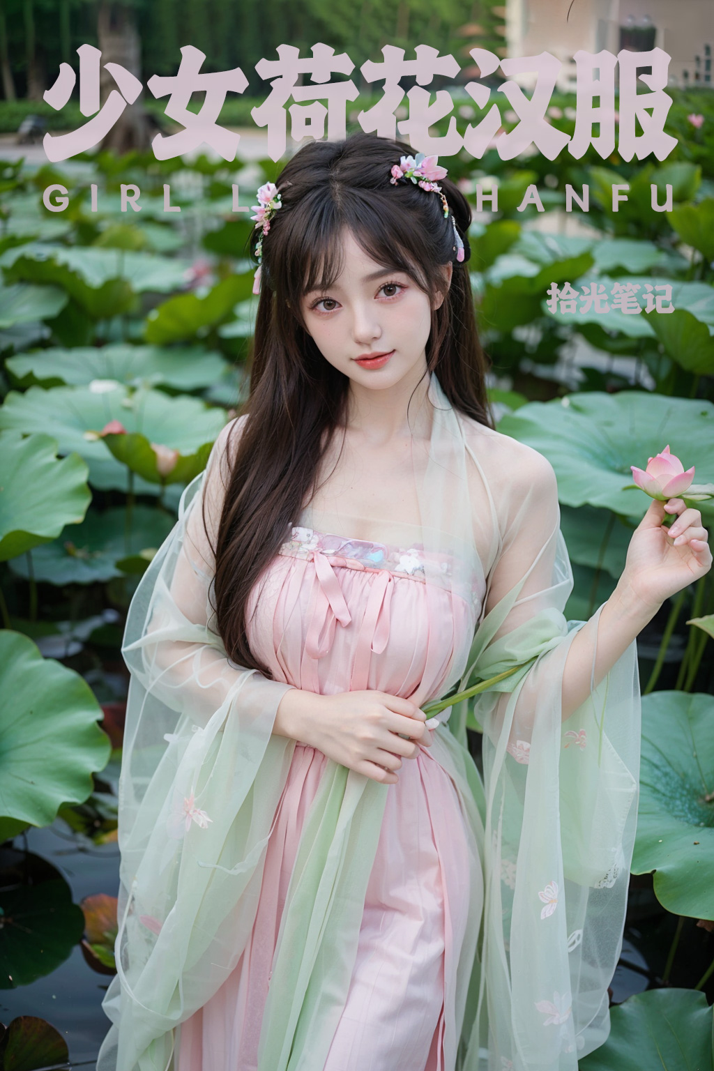 Girl in lotus Hanfu v1.0