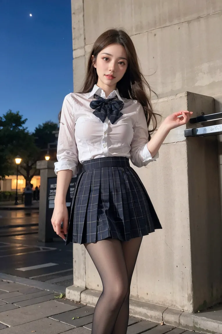 SORA♡JK♡ Fitted JK School Uniform.-LoRA-SG_NOTE-Shakker