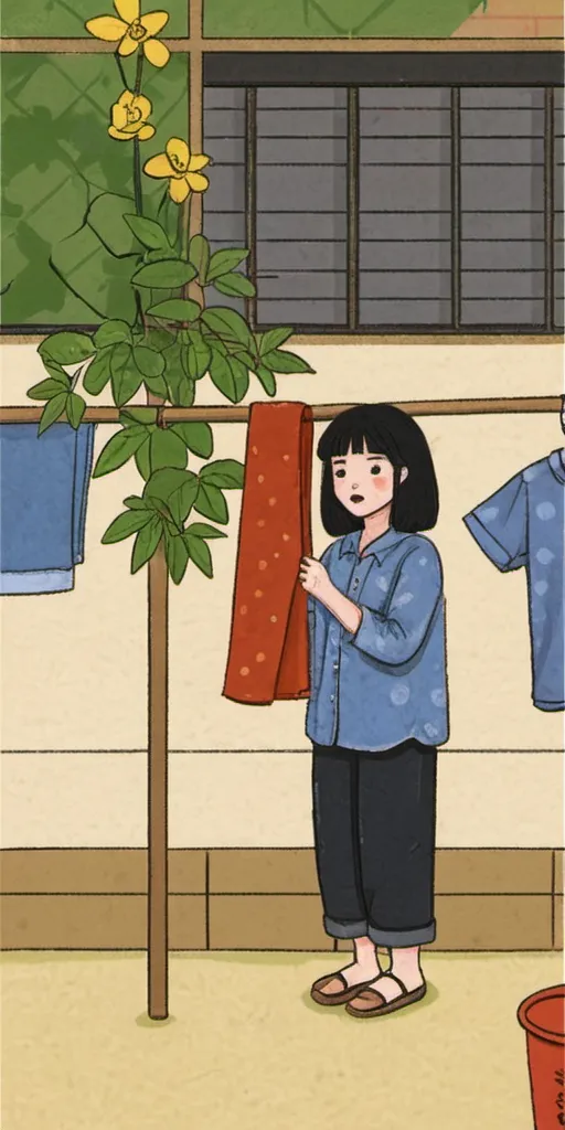 Hand-Drawn,Kids' Illustration,Girl,LoRA,SDXL