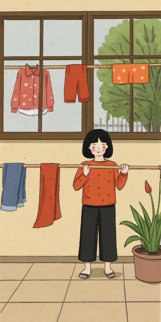 Hand-Drawn,Kids' Illustration,Girl,LoRA,SDXL