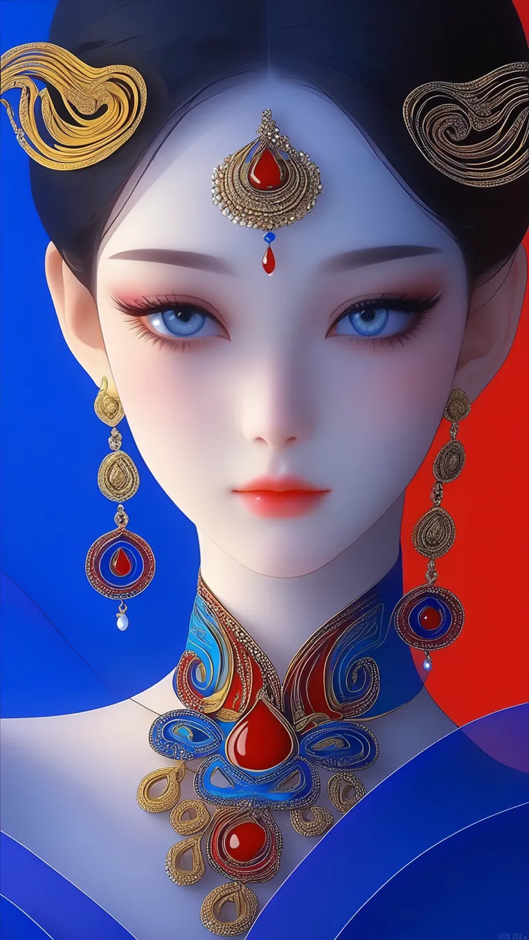 Flat,Chinese Style,Traditional Painting Media,LoRA,SDXL