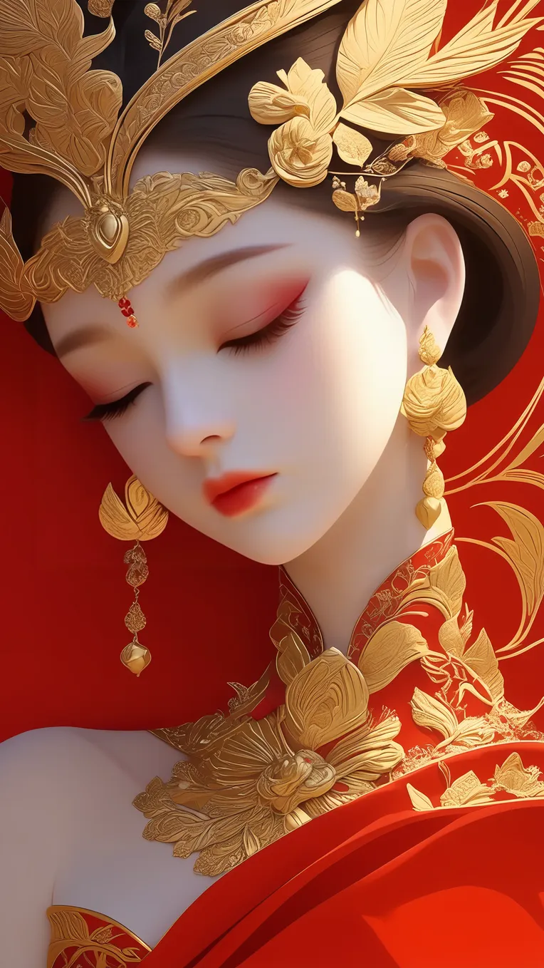 Flat,Chinese Style,Traditional Painting Media,LoRA,SDXL