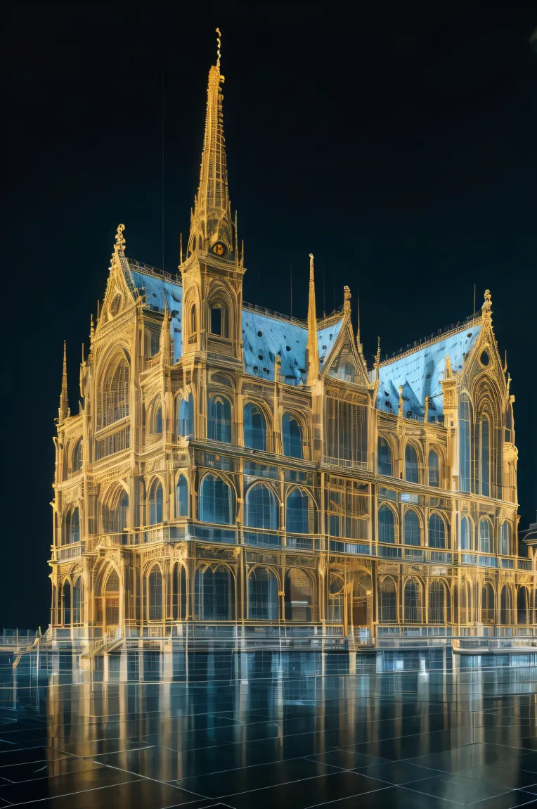 CGI style,Style & Filter,Building,LoRA,SD 1.5