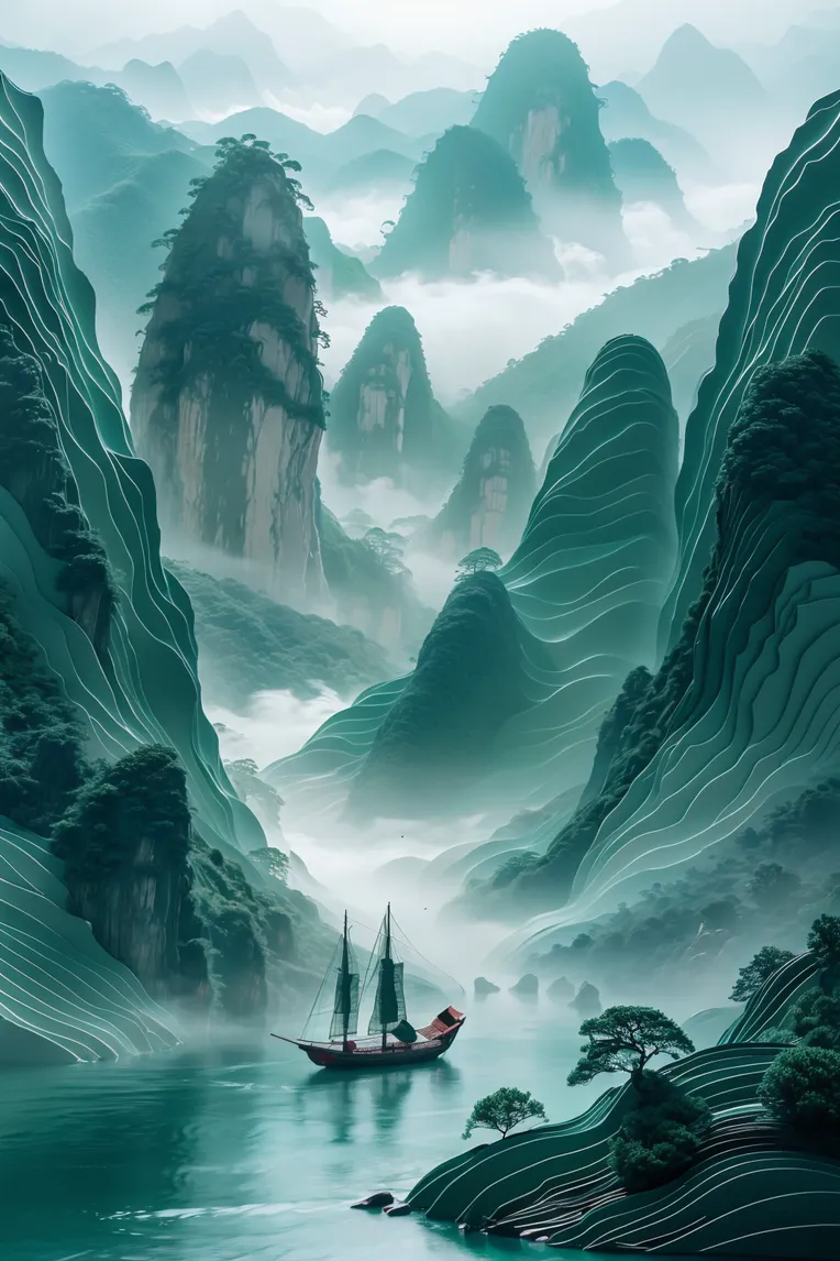 Chinese Style,Traditional Painting Media,Style Boost,LoRA,SD 1.5