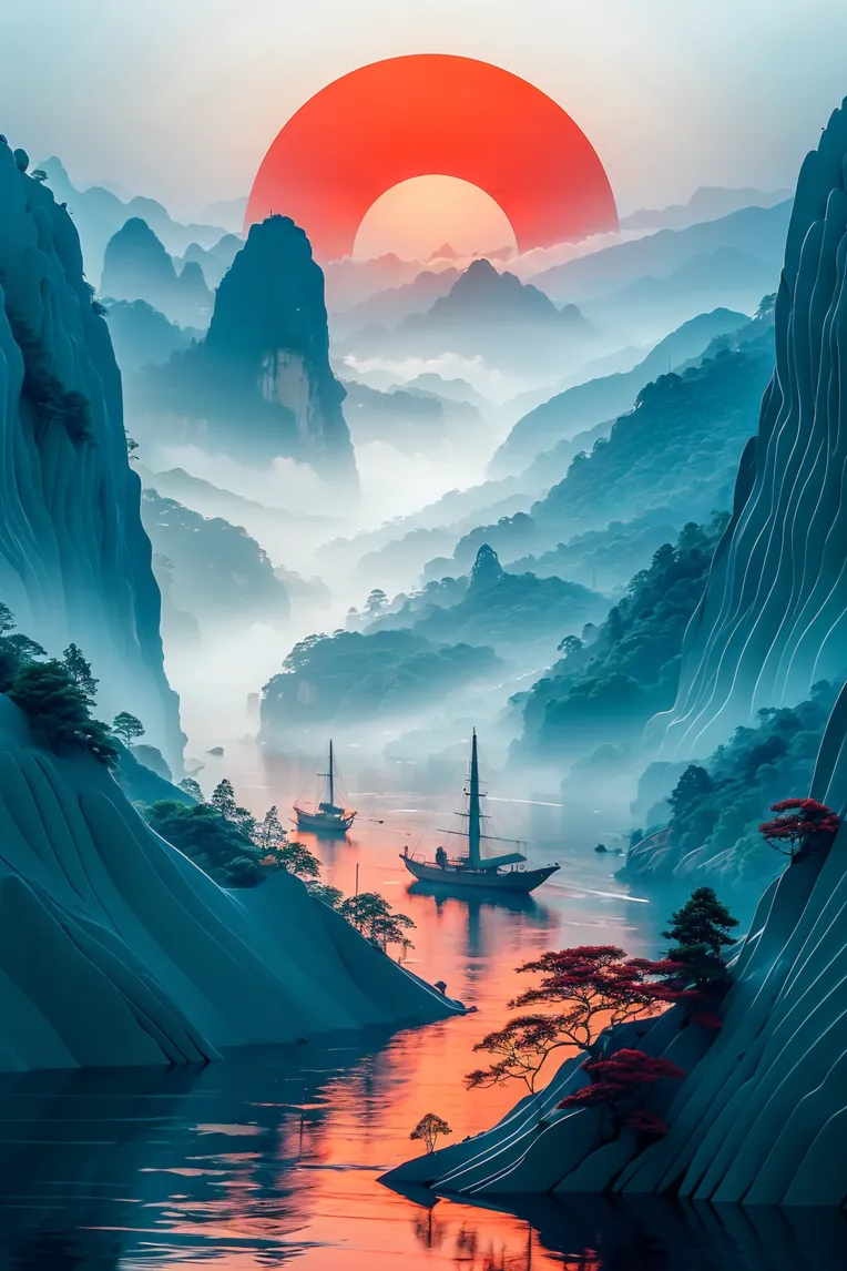 Chinese Style,Traditional Painting Media,Style Boost,LoRA,SD 1.5