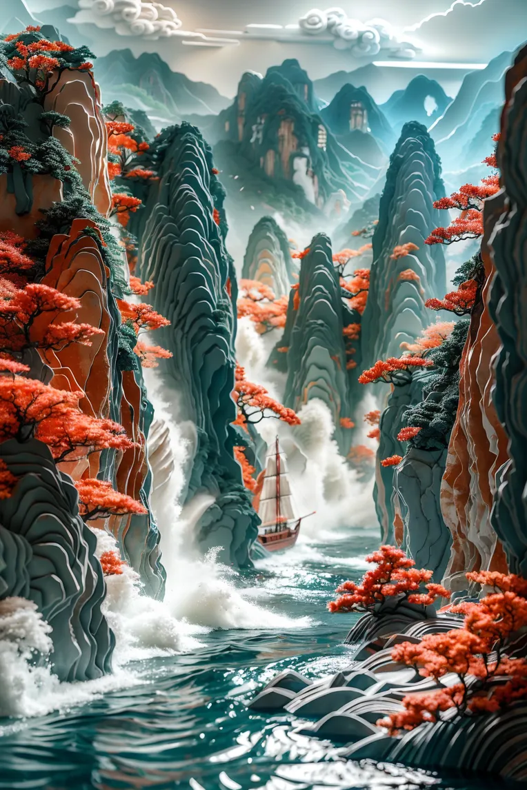 Chinese Style,Traditional Painting Media,Style Boost,LoRA,SD 1.5