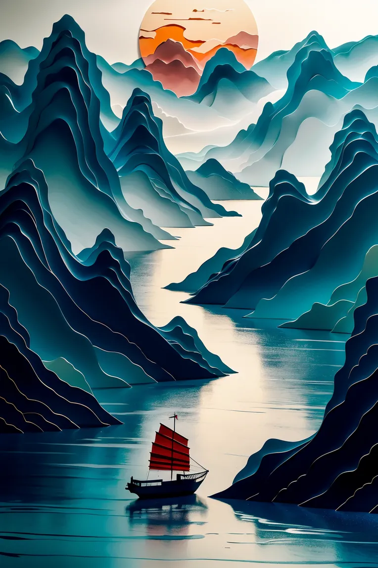 Chinese Style,Traditional Painting Media,Style Boost,LoRA,SD 1.5