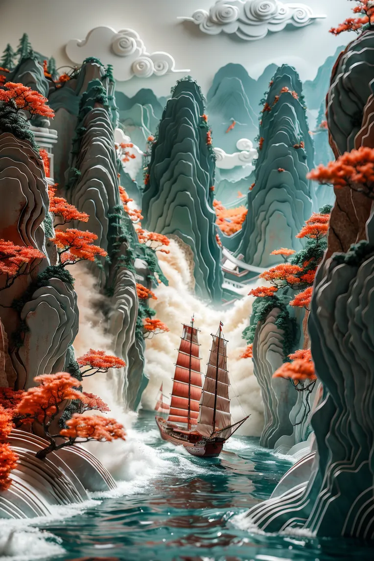 Chinese Style,Traditional Painting Media,Style Boost,LoRA,SD 1.5