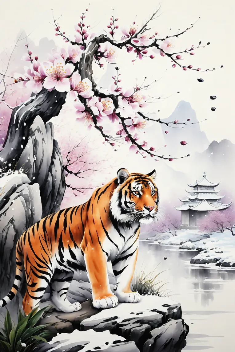 Chinese Style,Traditional Painting Media,Style Boost,LoRA,SDXL