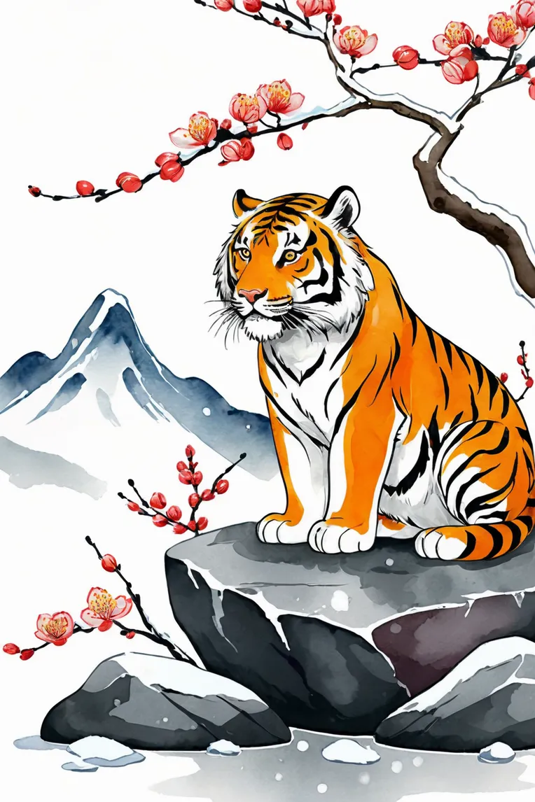 Chinese Style,Traditional Painting Media,Girl,LoRA,SDXL