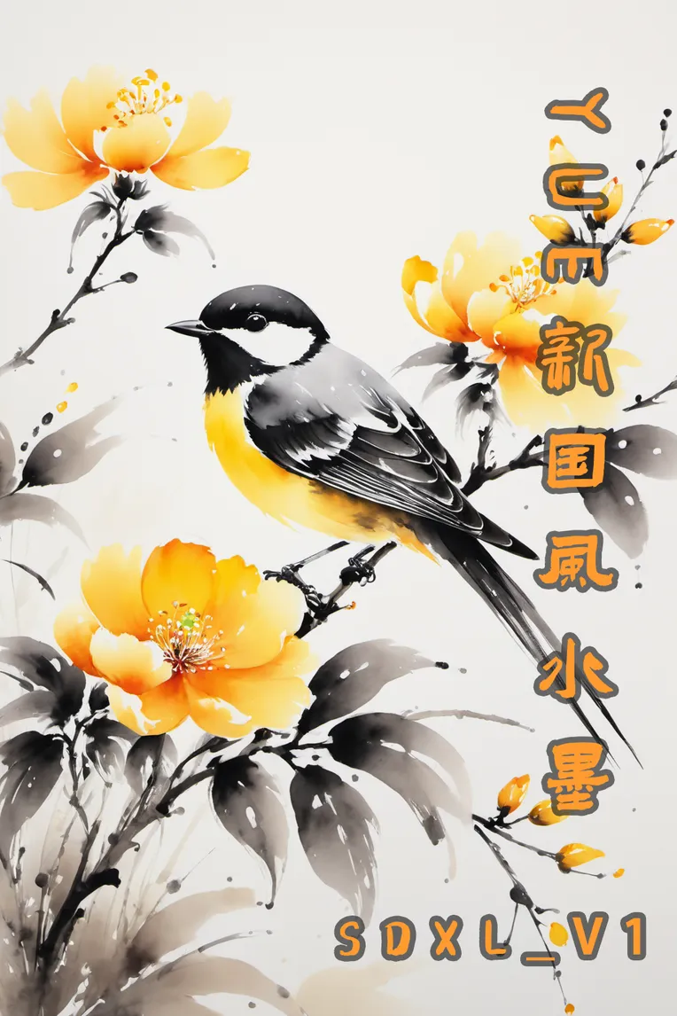 Chinese Style,Traditional Painting Media,Style Boost,LoRA,SDXL