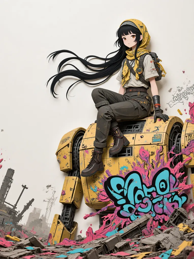 CGI style,Girl,Object Enhance,LoRA,FLUX.1