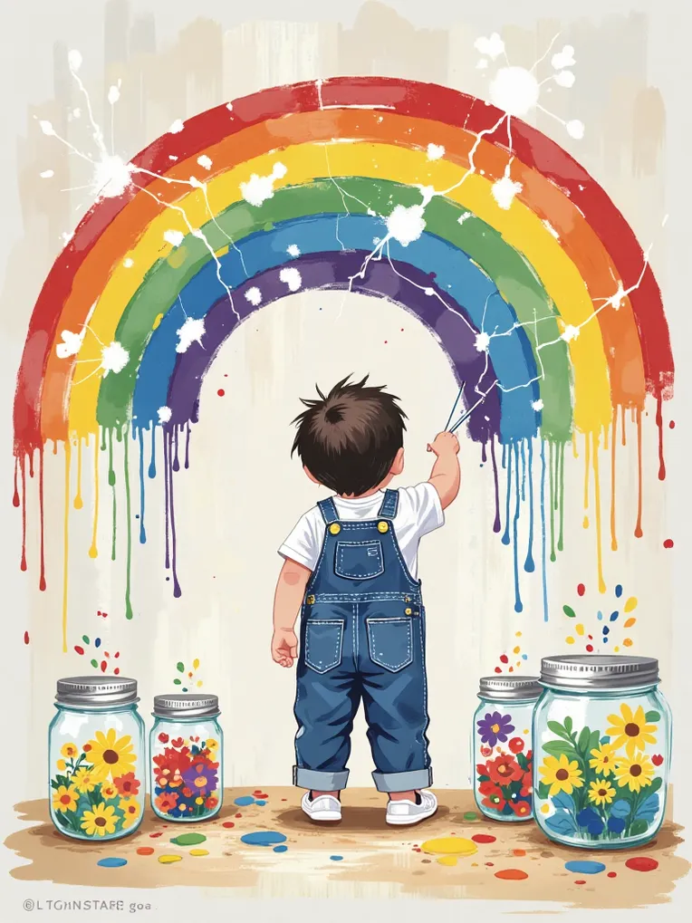 Kids' Illustration,Boy,Style Boost,LoRA,FLUX.1