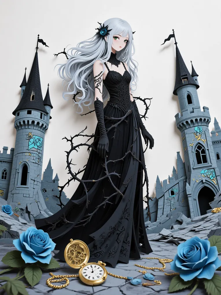 CGI style,Girl,Object Enhance,LoRA,FLUX.1