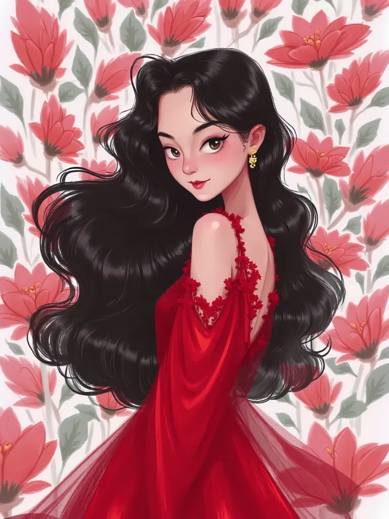 Illustration,Girl,Style Boost,LoRA,FLUX.1