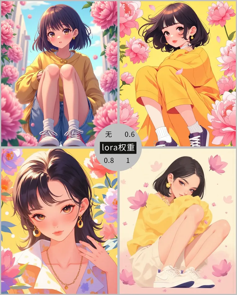 Anime Style,Girl,Style Boost,LoRA,FLUX.1