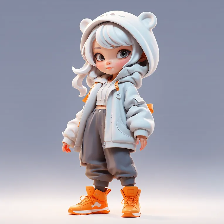 Cartoon style,Digital Painting Media,Girl,LoRA,SDXL