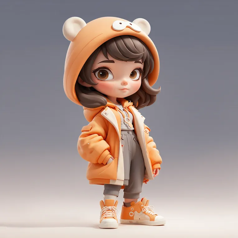 Cartoon style,Digital Painting Media,Girl,LoRA,SDXL