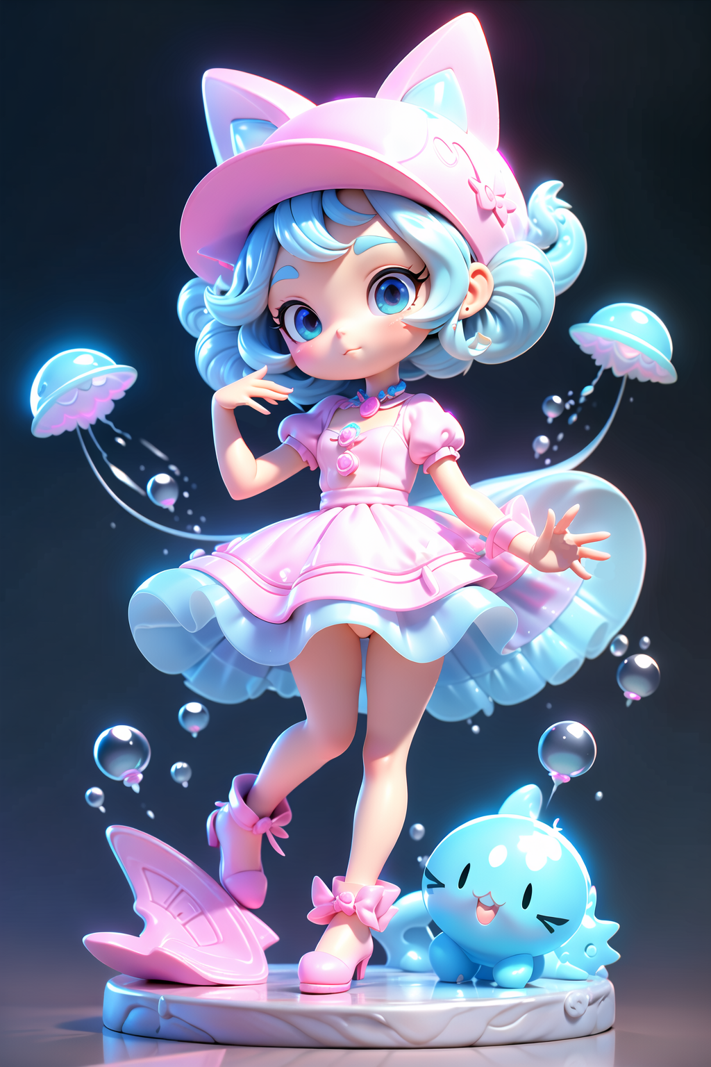 AI绘画-IP DESIGN | 3D可爱化模型-kawaii-AI绘图-LiblibAI
