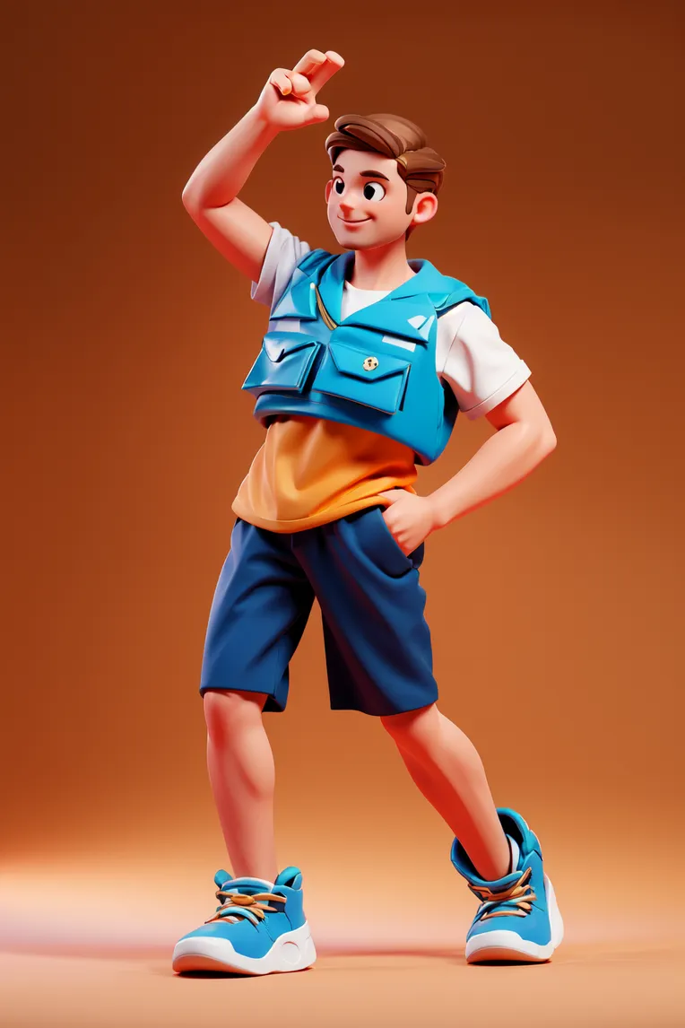 Cartoon style,Digital Painting Media,Boy,LoRA,SD 1.5