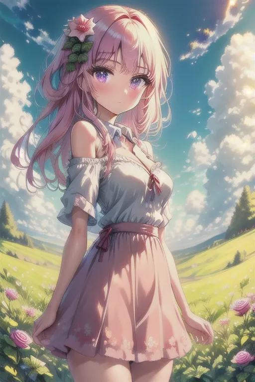 Anime Style,Girl,Style Boost,LoRA,SD 1.5