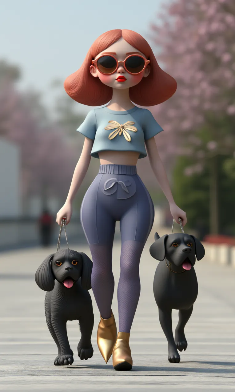 Cartoon style,Digital Painting Media,Girl,LoRA,FLUX.1