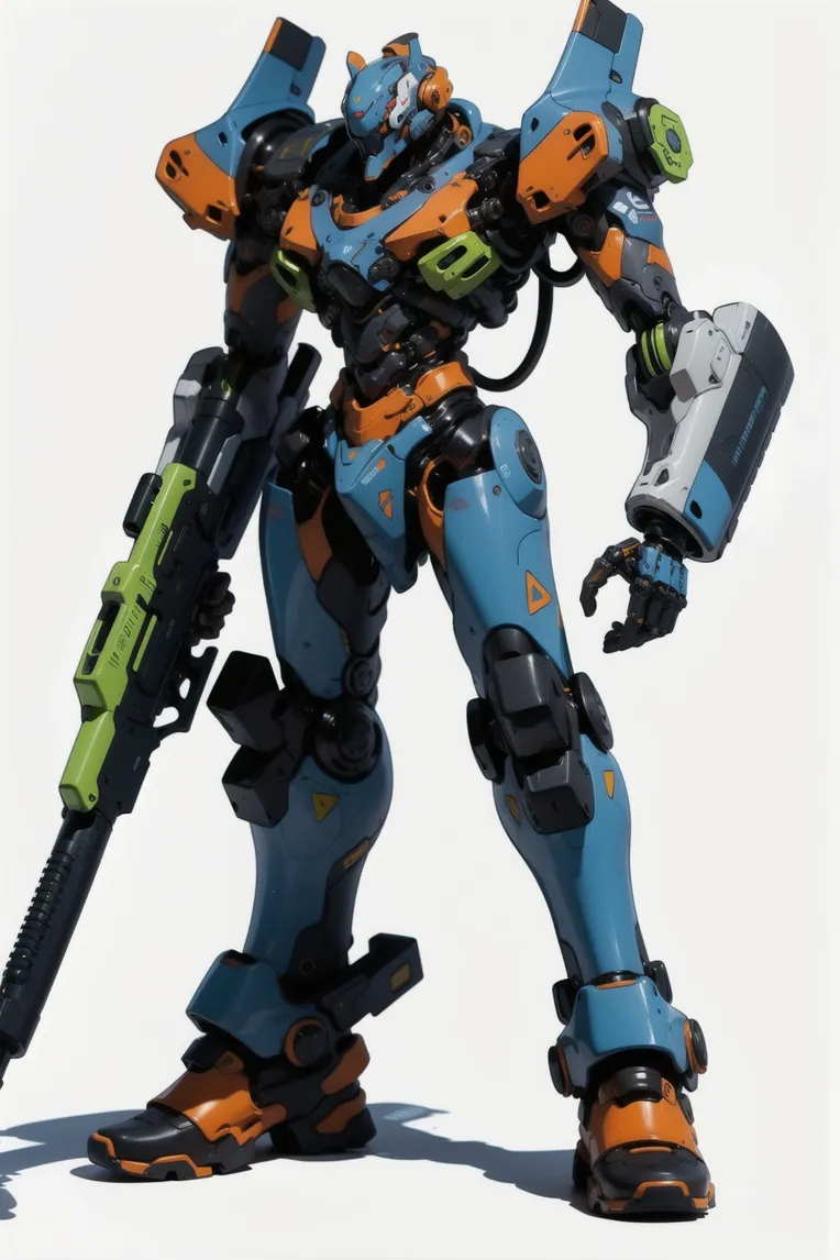 CGI style,Anime Character,Mecha,LoRA,SD 1.5