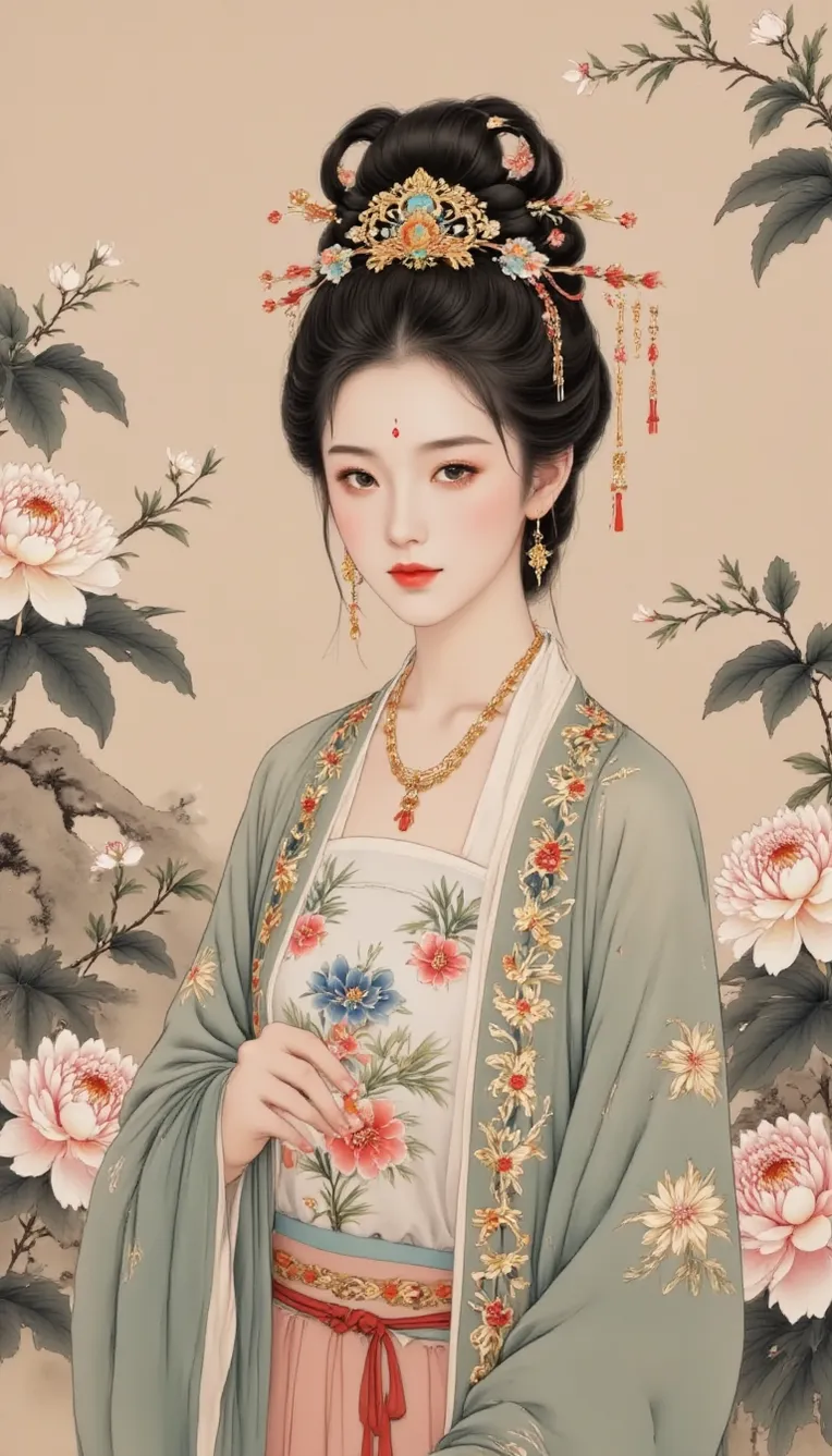 Illustration,Chinese Style,Girl,LoRA,FLUX.1