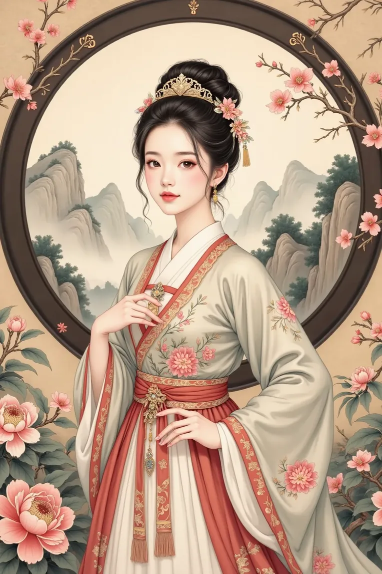 Illustration,Chinese Style,Girl,LoRA,FLUX.1