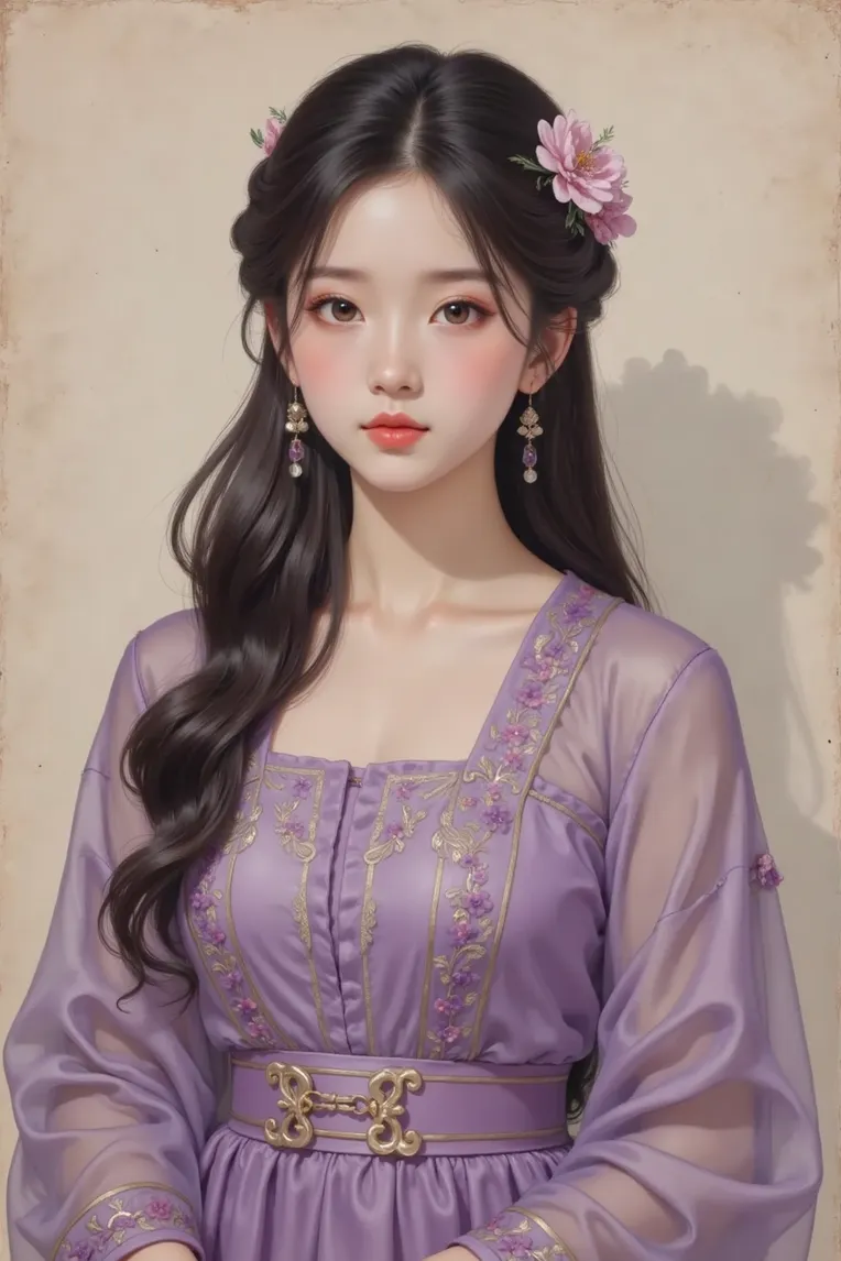 Illustration,Chinese Style,Girl,LoRA,FLUX.1