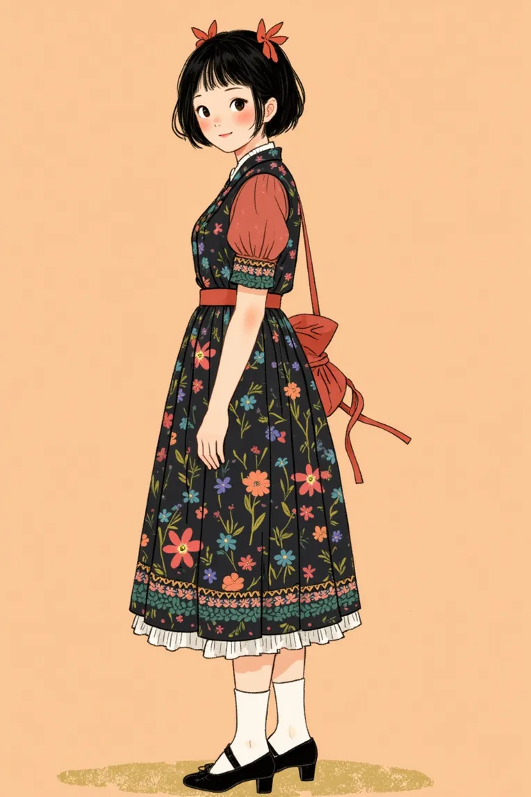 Illustration,Classic Painting,Girl,LoRA,FLUX.1