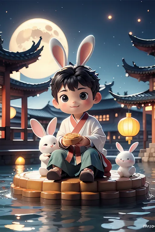 Mockups,Cartoon style,Chinese Style,LoRA,SD 1.5