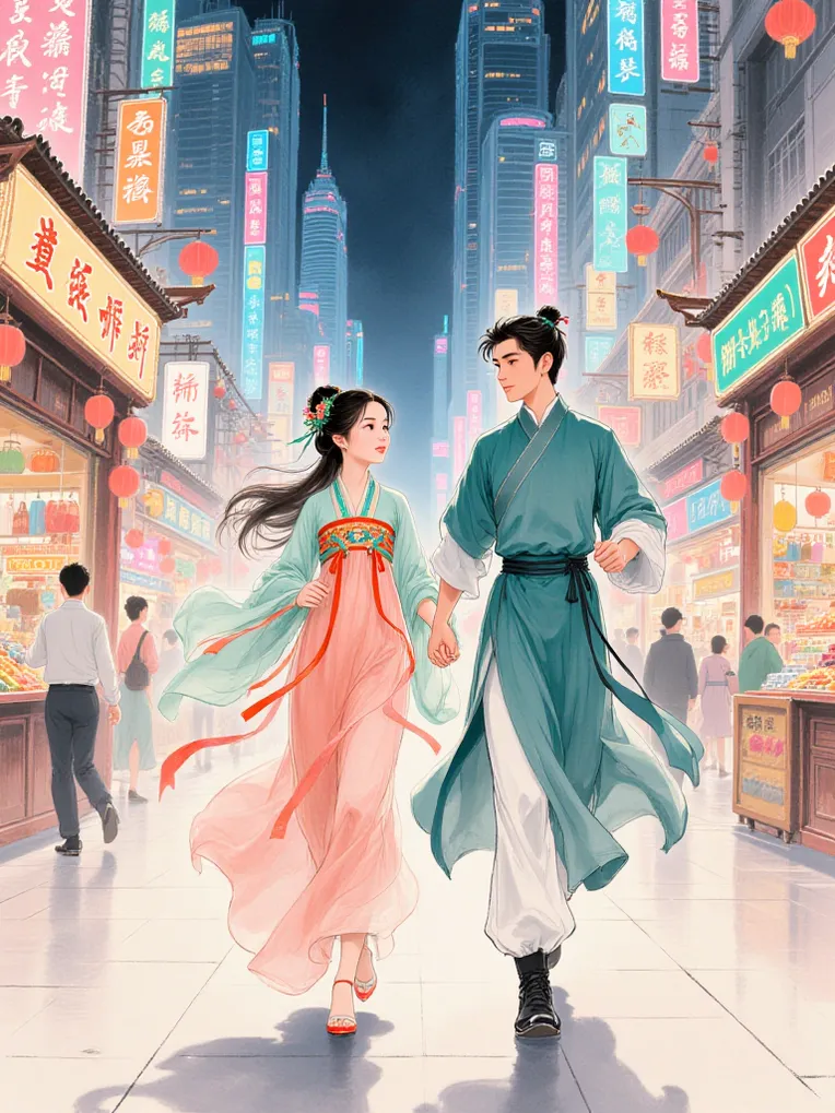 Chinese Style,Traditional Painting Media,Style Boost,LoRA,FLUX.1