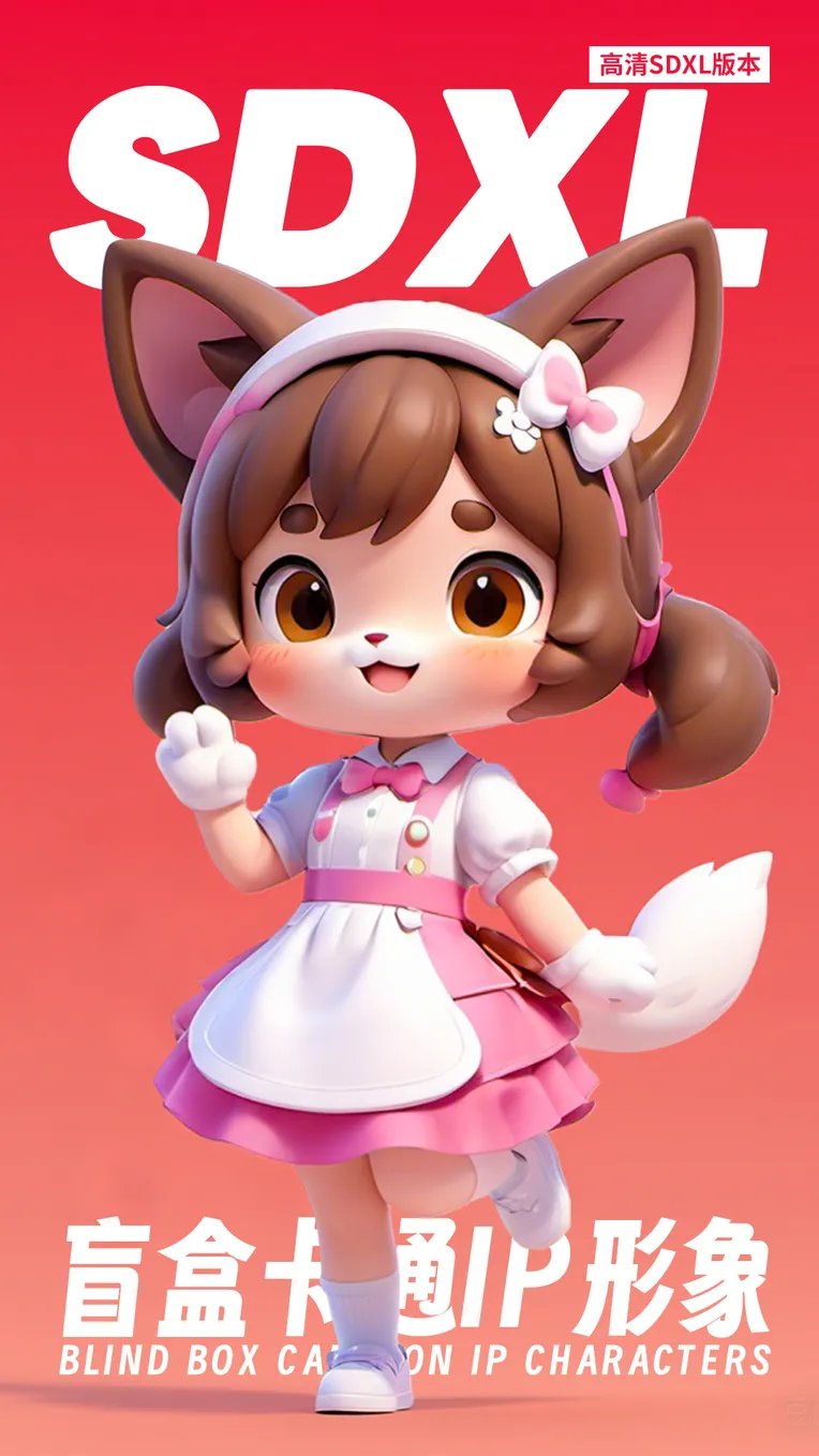 Cartoon style,Girl,Object Enhance,LoRA,SDXL