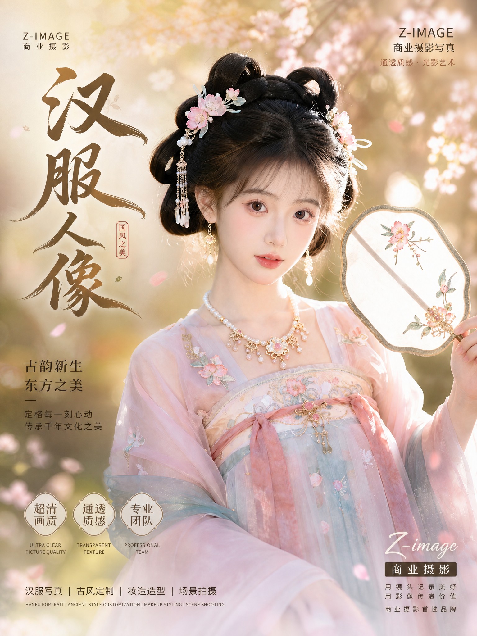 Commercial photography portrait | Fresh Hanfu transparent portrait v1.0