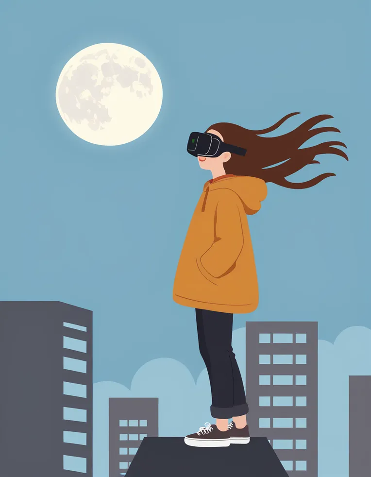 Chinese Style,Flat Illustration,Girl,LoRA,Kolors