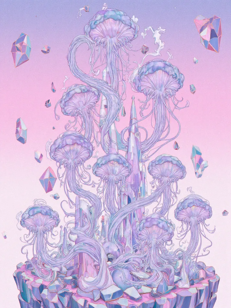 Flat Illustration,Girl,Object Enhance,LoRA,FLUX.1