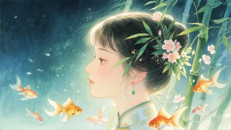 「Lolita girl」水彩画 Lolita girl」水彩画 美術品・アンティーク・コレクション
