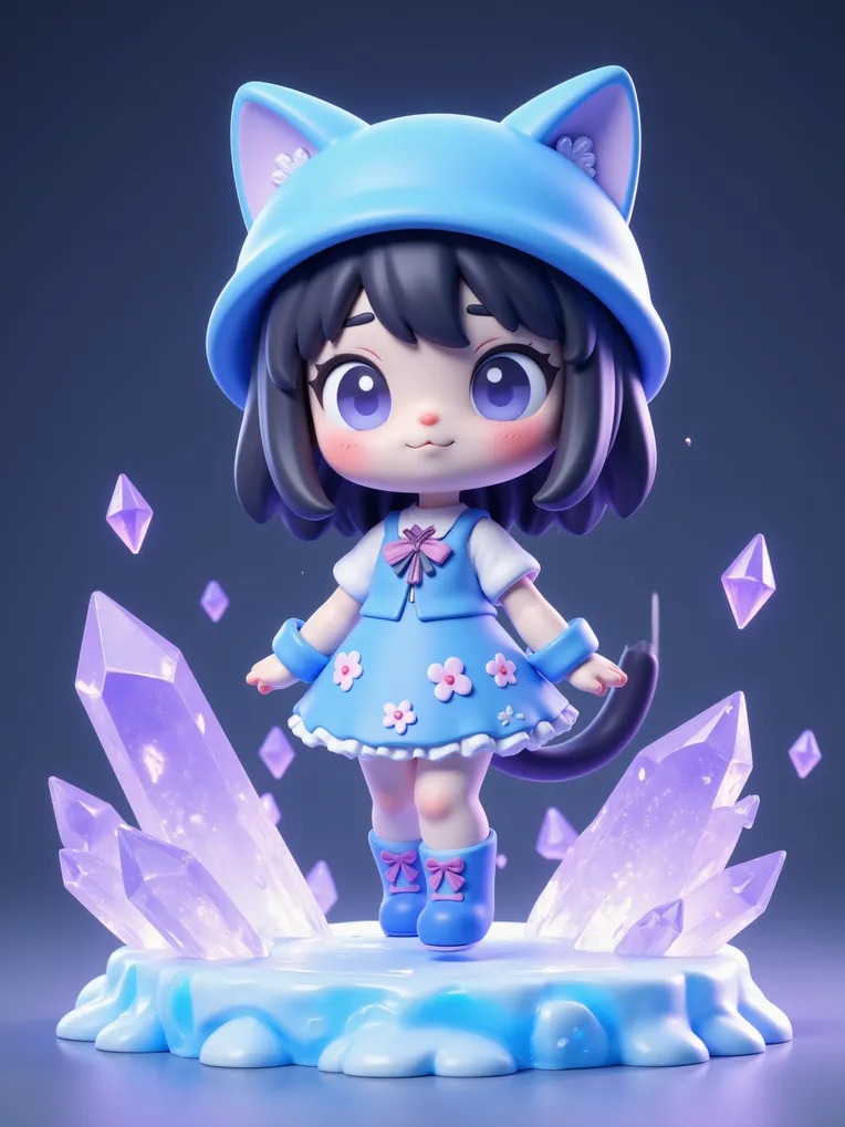 Cartoon style,Girl,IP Character,LoRA,FLUX.1