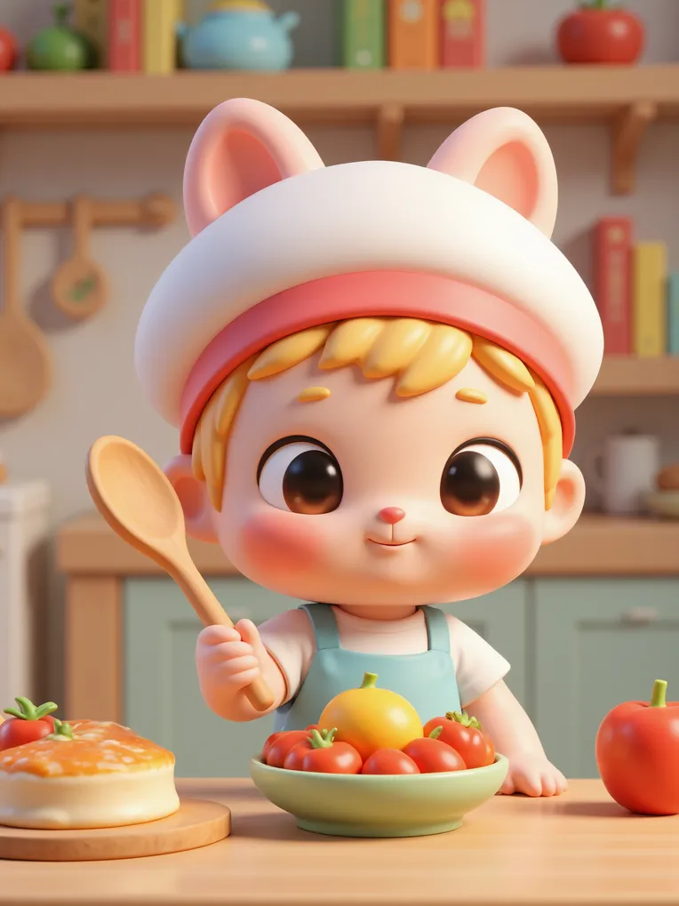 Cartoon style,Girl,IP Character,LoRA,FLUX.1