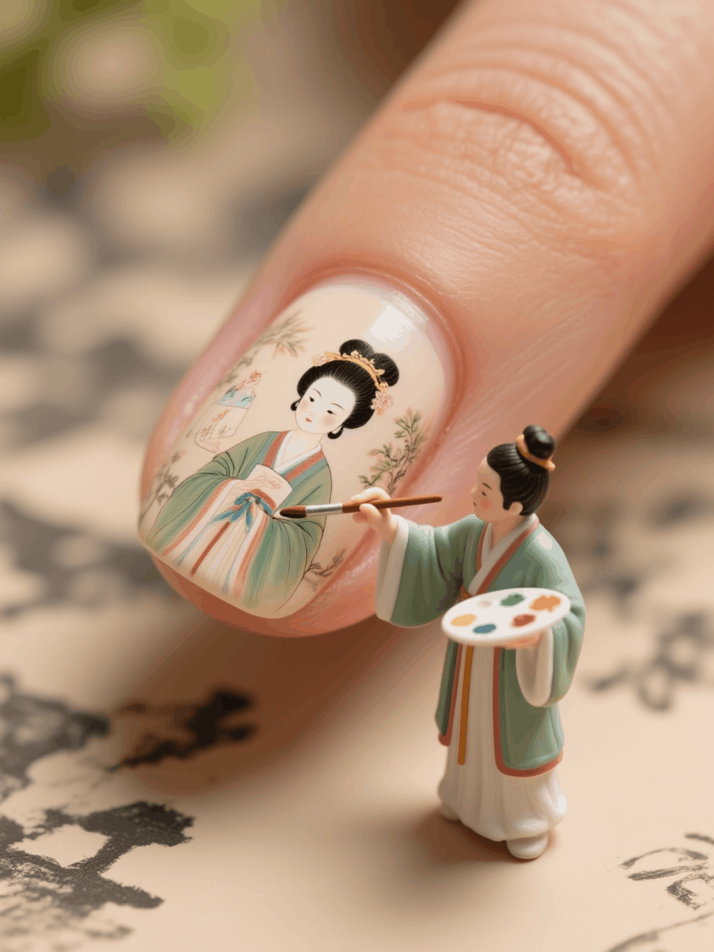 Realistic,Traditional Painting Media,Girl,LoRA,FLUX.1