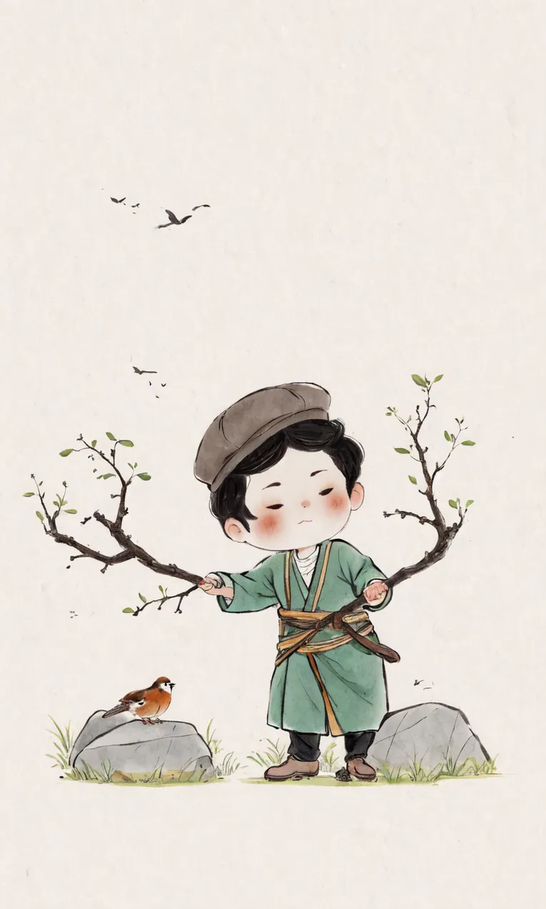 Chinese Style,Traditional Painting Media,Girl,LoRA,SD 1.5