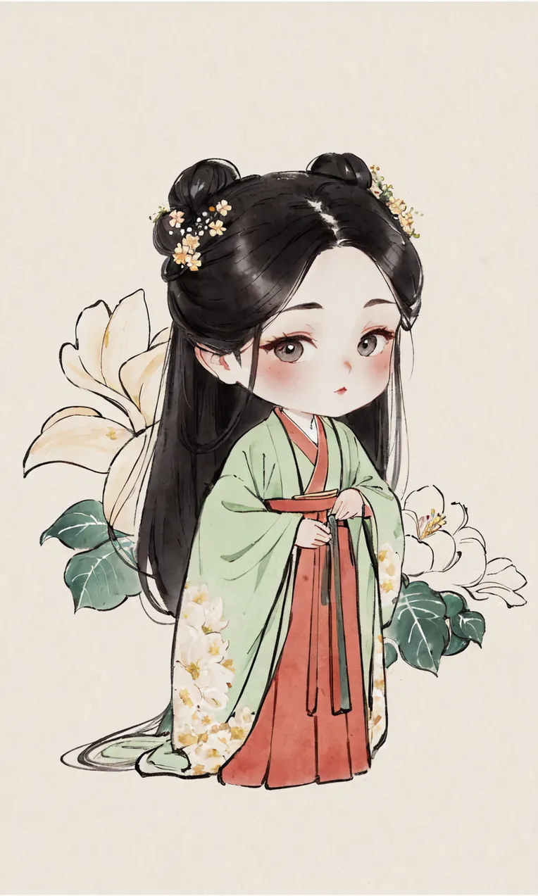 Chinese Style,Traditional Painting Media,Girl,LoRA,SD 1.5