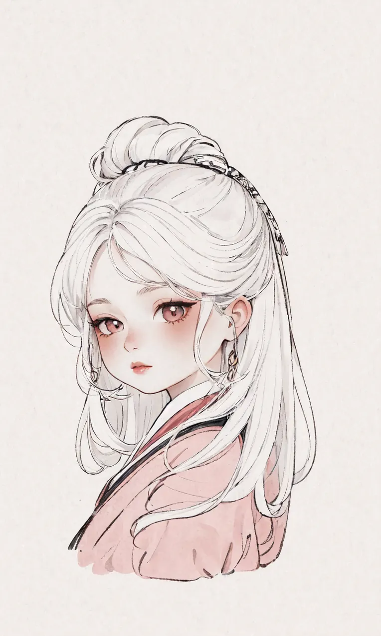 Chinese Style,Traditional Painting Media,Girl,LoRA,SD 1.5