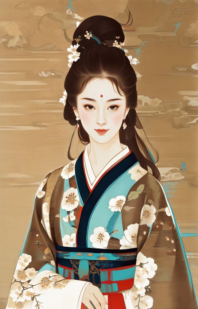 Chinese Style,Traditional Painting Media,Girl,Checkpoint,SD 1.5